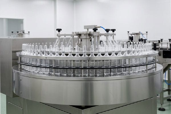 Automatic rotary ampoule washing machine cleaning glass ampoules