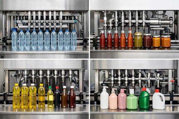 bottle filling machine working system