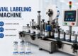 High-speed automatic vial labeling machine for pharmaceutical packaging